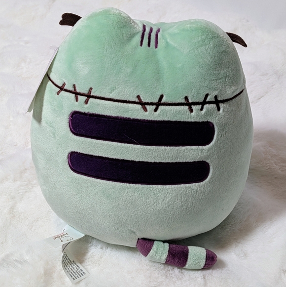 🖤 Pusheen Frankenstein Plush – Mint Green | Halloween Edition 🖤 - Picture 3 of 9